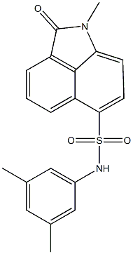 N-(3,5-dimethylphenyl)-1-methyl-2-oxo-1,2-dihydrobenzo[cd]indole-6-sulfonamide,920117-92-6,结构式