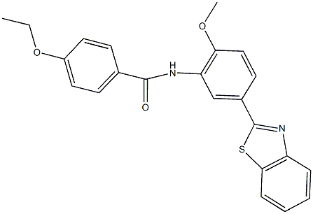 N-[5-(1,3-benzothiazol-2-yl)-2-methoxyphenyl]-4-ethoxybenzamide Structure