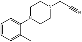 [4-(2-methylphenyl)-1-piperazinyl]acetonitrile Struktur