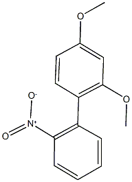 2′-ニトロ-2,4-ジメトキシビフェニル 化学構造式