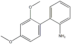 2',4'-dimethoxy[1,1'-biphenyl]-2-amine 化学構造式