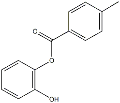 2-hydroxyphenyl 4-methylbenzoate 结构式