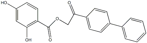 2-[1,1'-biphenyl]-4-yl-2-oxoethyl 2,4-dihydroxybenzoate|