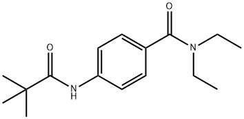 4-[(2,2-dimethylpropanoyl)amino]-N,N-diethylbenzamide|