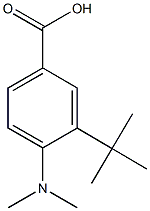 3-tert-butyl-4-(dimethylamino)benzoic acid Structure
