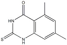 5,7-dimethyl-2-thioxo-2,3-dihydro-4(1H)-quinazolinone 结构式