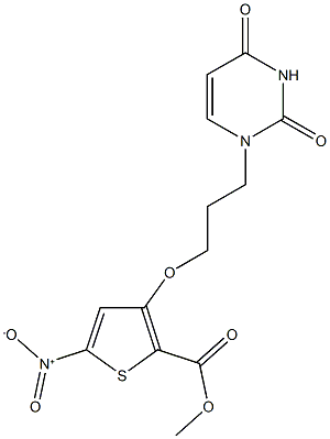 923548-23-6 methyl 3-[3-(2,4-dioxo-3,4-dihydro-1(2H)-pyrimidinyl)propoxy]-5-nitro-2-thiophenecarboxylate