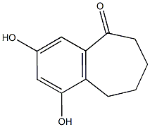 1,3-dihydroxy-6,7,8,9-tetrahydro-5H-benzo[a]cyclohepten-5-one Structure