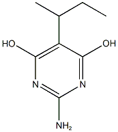 2-amino-5-sec-butyl-4,6-pyrimidinediol,923548-32-7,结构式