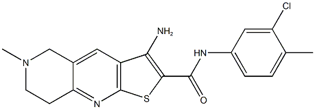 923551-97-7 3-amino-N-(3-chloro-4-methylphenyl)-6-methyl-5,6,7,8-tetrahydrothieno[2,3-b][1,6]naphthyridine-2-carboxamide