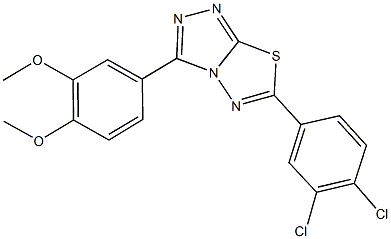 6-(3,4-dichlorophenyl)-3-(3,4-dimethoxyphenyl)[1,2,4]triazolo[3,4-b][1,3,4]thiadiazole|