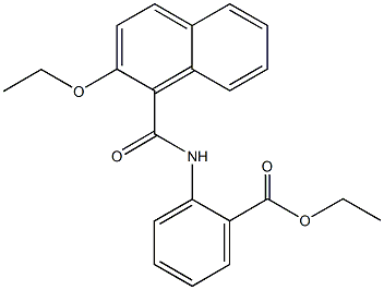923554-30-7 ethyl 2-[(2-ethoxy-1-naphthoyl)amino]benzoate