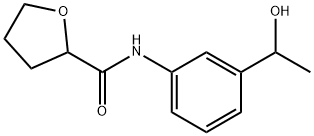 N-[3-(1-hydroxyethyl)phenyl]tetrahydro-2-furancarboxamide Structure