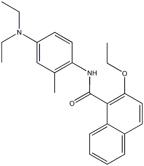 N-[4-(diethylamino)-2-methylphenyl]-2-ethoxy-1-naphthamide|