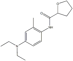 N-[4-(diethylamino)-2-methylphenyl]tetrahydro-2-furancarboxamide Struktur