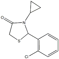 923554-58-9 2-(2-chlorophenyl)-3-cyclopropyl-1,3-thiazolidin-4-one