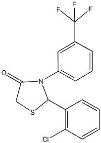 923554-61-4 2-(2-chlorophenyl)-3-[3-(trifluoromethyl)phenyl]-1,3-thiazolidin-4-one