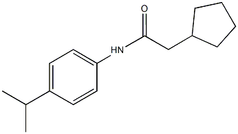 2-cyclopentyl-N-(4-isopropylphenyl)acetamide,923554-80-7,结构式