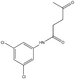 N-(3,5-dichlorophenyl)-4-oxopentanamide Struktur
