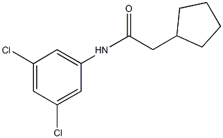 2-cyclopentyl-N-(3,5-dichlorophenyl)acetamide Structure