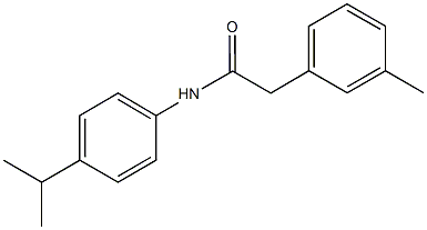 N-(4-isopropylphenyl)-2-(3-methylphenyl)acetamide 结构式