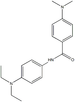 N-[4-(diethylamino)phenyl]-4-(dimethylamino)benzamide 化学構造式