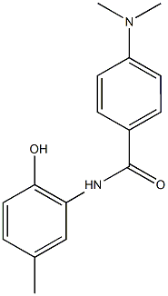 4-(dimethylamino)-N-(2-hydroxy-5-methylphenyl)benzamide,923555-14-0,结构式