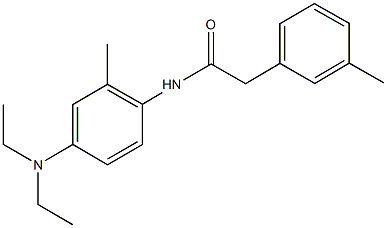 N-[4-(diethylamino)-2-methylphenyl]-2-(3-methylphenyl)acetamide Structure