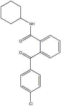 2-(4-chlorobenzoyl)-N-cyclohexylbenzamide|