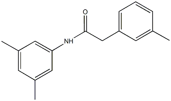 N-(3,5-dimethylphenyl)-2-(3-methylphenyl)acetamide Struktur