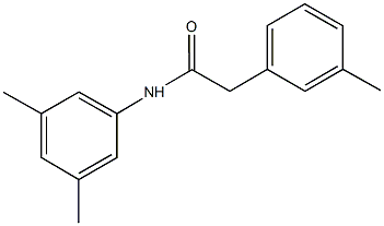 N-(3,5-dimethylphenyl)-2-(3-methylphenyl)acetamide Structure