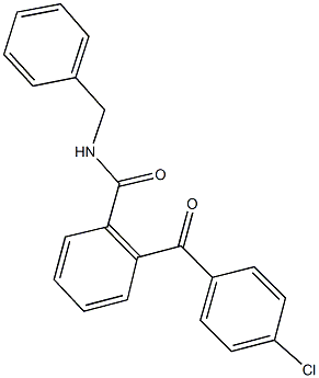 N-benzyl-2-(4-chlorobenzoyl)benzamide Structure