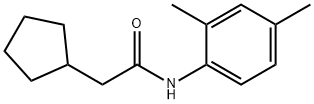 2-cyclopentyl-N-(2,4-dimethylphenyl)acetamide Structure