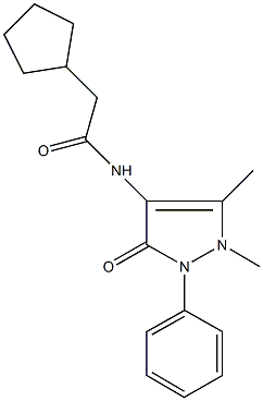 923556-33-6 2-cyclopentyl-N-(1,5-dimethyl-3-oxo-2-phenyl-2,3-dihydro-1H-pyrazol-4-yl)acetamide