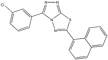 923558-48-9 3-(3-chlorophenyl)-6-(1-naphthyl)[1,2,4]triazolo[3,4-b][1,3,4]thiadiazole