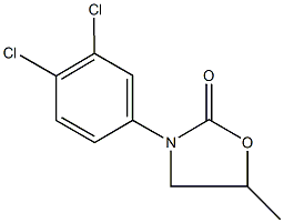 3-(3,4-dichlorophenyl)-5-methyl-1,3-oxazolidin-2-one Structure