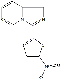 3-{5-nitro-2-thienyl}imidazo[1,5-a]pyridine 化学構造式