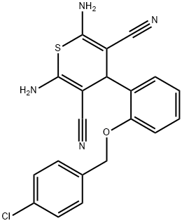 923559-65-3 2,6-diamino-4-{2-[(4-chlorobenzyl)oxy]phenyl}-4H-thiopyran-3,5-dicarbonitrile