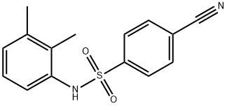 4-cyano-N-(2,3-dimethylphenyl)benzenesulfonamide Struktur