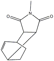 4-methyl-4-azatricyclo[5.2.2.0~2,6~]undec-8-ene-3,5-dione Struktur