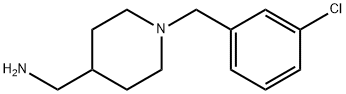 N-(3-chlorobenzyl)-N-(4-piperidinylmethyl)amine Struktur