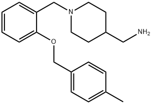 N-{2-[(4-methylbenzyl)oxy]benzyl}-N-(4-piperidinylmethyl)amine Structure