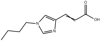 3-(1-butyl-1H-imidazol-4-yl)acrylic acid Structure