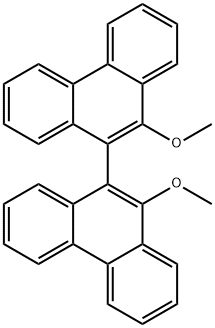 10,10'-bis[9-methoxyphenanthrene] 化学構造式