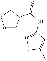 N-(5-methyl-3-isoxazolyl)tetrahydro-3-furancarboxamide Structure