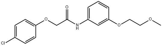 925092-07-5 2-(4-chlorophenoxy)-N-[3-(2-methoxyethoxy)phenyl]acetamide