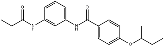 4-(sec-butoxy)-N-[3-(propionylamino)phenyl]benzamide Structure