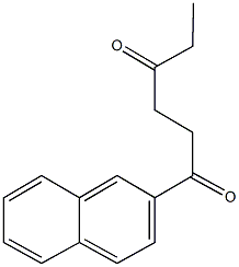 1-(2-naphthyl)-1,4-hexanedione Structure