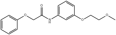 N-[3-(2-methoxyethoxy)phenyl]-2-phenoxyacetamide Structure