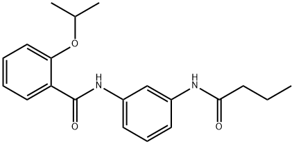 N-[3-(butyrylamino)phenyl]-2-isopropoxybenzamide Struktur